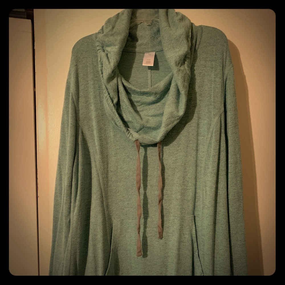 Lane Bryant cowl neck hoodie